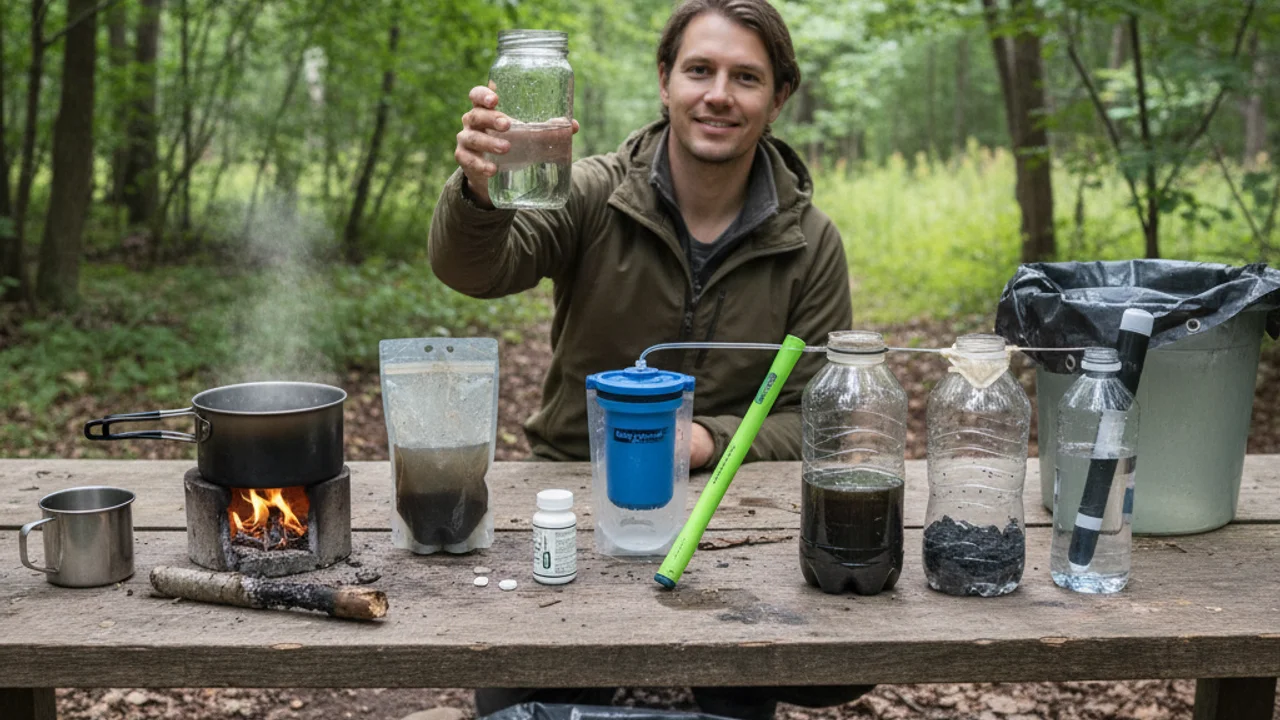 Comment purifier de l'eau en situation de survie