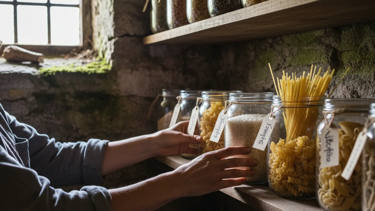 Conservation alimentaire dans bocaux en verre hermétiques